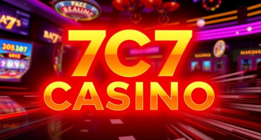 Immersive lounge-style interface of 7C7 casino