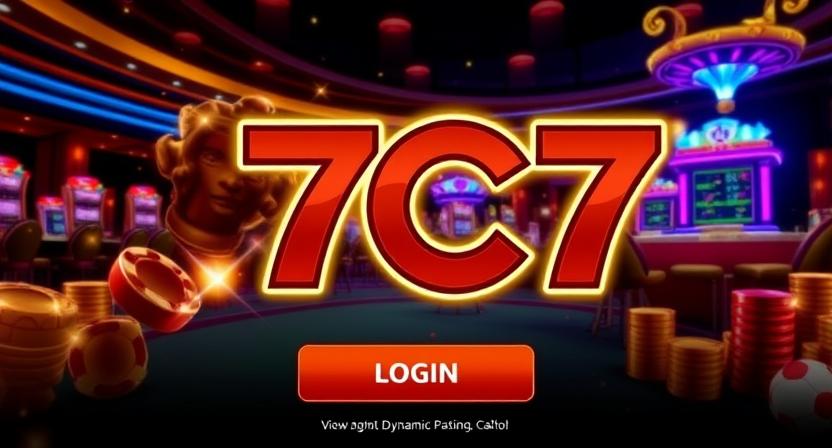 Clean and intuitive 7C7 login interface